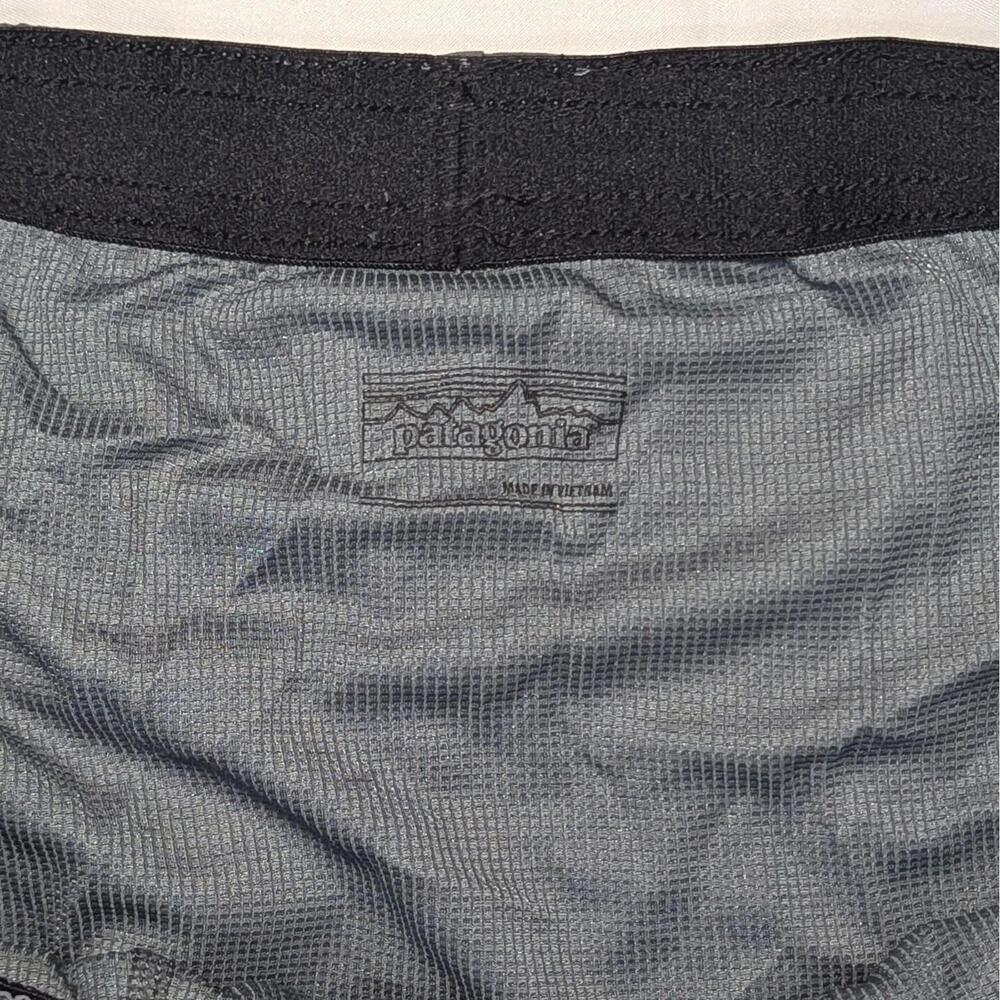 Patagonia Nine Trails Running Shorts 8" Forge Gray Men’s XL NWT Zip Pockets - Picture 4 of 7